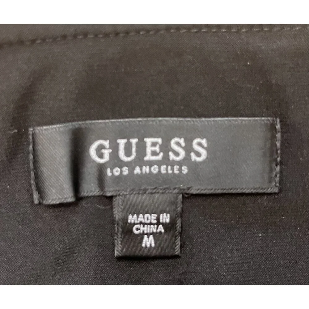 Guess Floral Print Pencil Skirt With Side Slit Stretch Size M Excellent Conditio - Picture 3 of 4